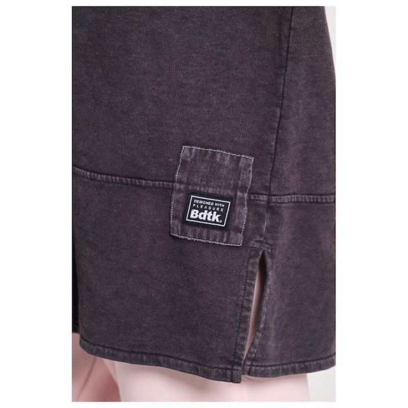 Bodytalk Γυναικεία Μπλούζα Μακρυμάνικη 'Washed" Μαύρη Bodytalk Γυναικεία Μπλούζα Μακρυμάνικη 'Washed" Μαύρη