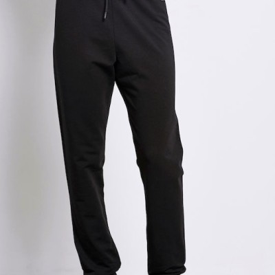 BodyTalk Γυναικεία αθλητική jogger φόρμα `PANTS ON` μαύρη