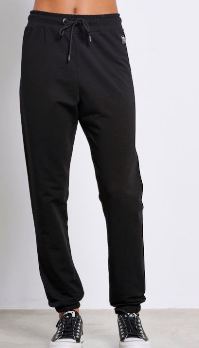 BodyTalk Γυναικεία αθλητική jogger φόρμα `PANTS ON` μαύρη