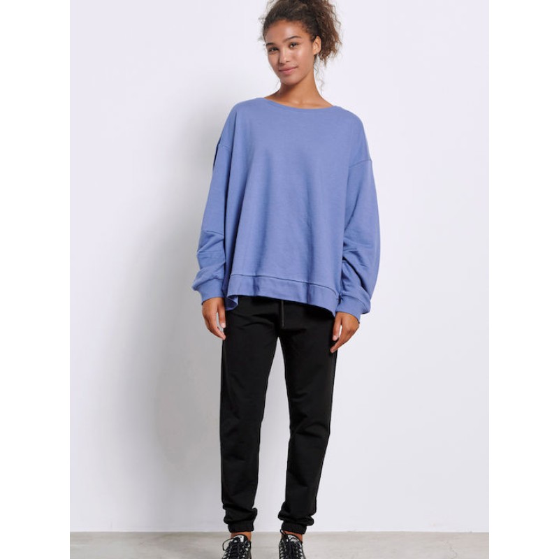 BodyTalk Γυναικεία αθλητική jogger φόρμα `PANTS ON` μαύρη BodyTalk Γυναικεία αθλητική jogger φόρμα `PANTS ON` μαύρη
