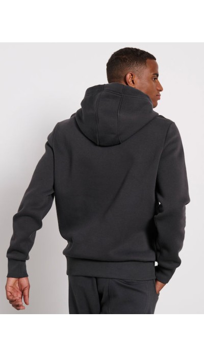 BodyTalk Ανδρική Μπλούζα Φούτερ "Solid" με Κουκούλα και Τσέπες Γκρι
