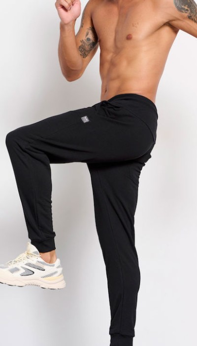 BodyTalk Ανδρικό Παντελόνι Φόρμας jogger "Pantson" Μαύρο