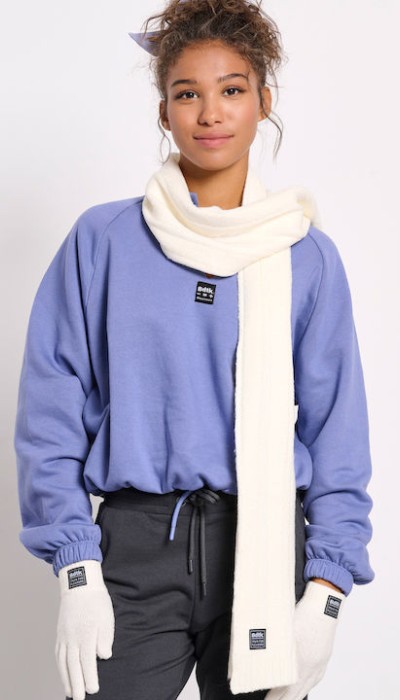 BodyTalk Unisex Κασκόλ Εκρού