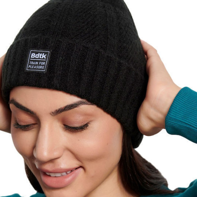 BodyTalk Unisex Σκουφάκι πλεκτό μαύρο BodyTalk Unisex Σκουφάκι πλεκτό μαύρο