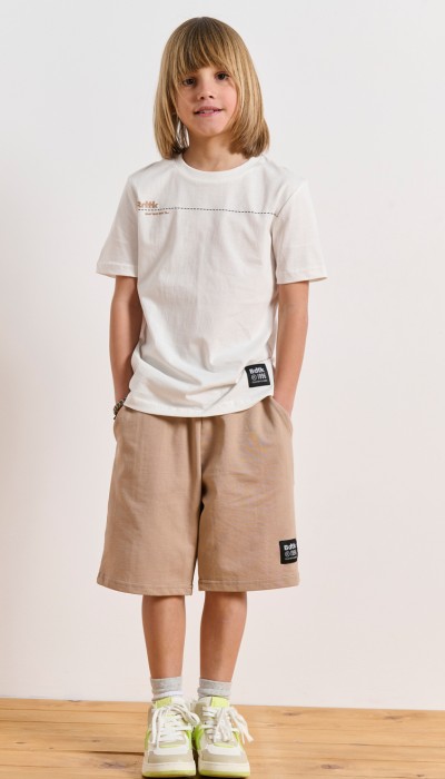 BodyTalk Παιδικό σετ για αγόρι 3 τεμάχια εκρού