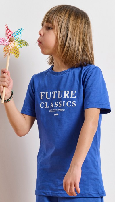 BodyTalk Παιδική κοντομάνικη μπλούζα μπλε