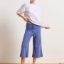 BodyTalk Γυναικεία παντελόνα ζιπ 7/8 μωβ