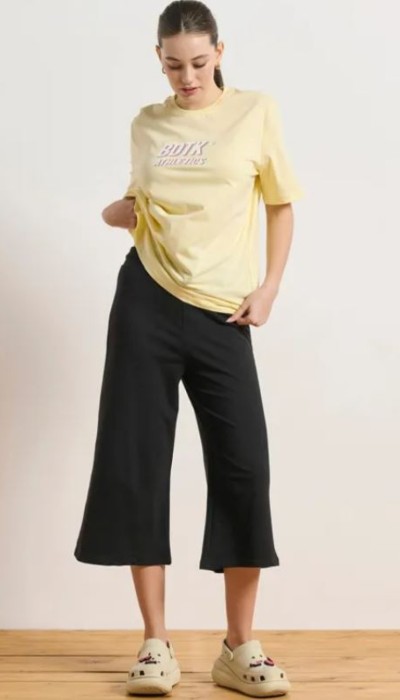 BodyTalk Γυναικεία παντελόνα 7/8 φαρδυά