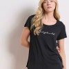 BodyTalk Γυναικεία μπλούζα κοντομάνικη μαύρο BodyTalk Γυναικεία μπλούζα κοντομάνικη μαύρο