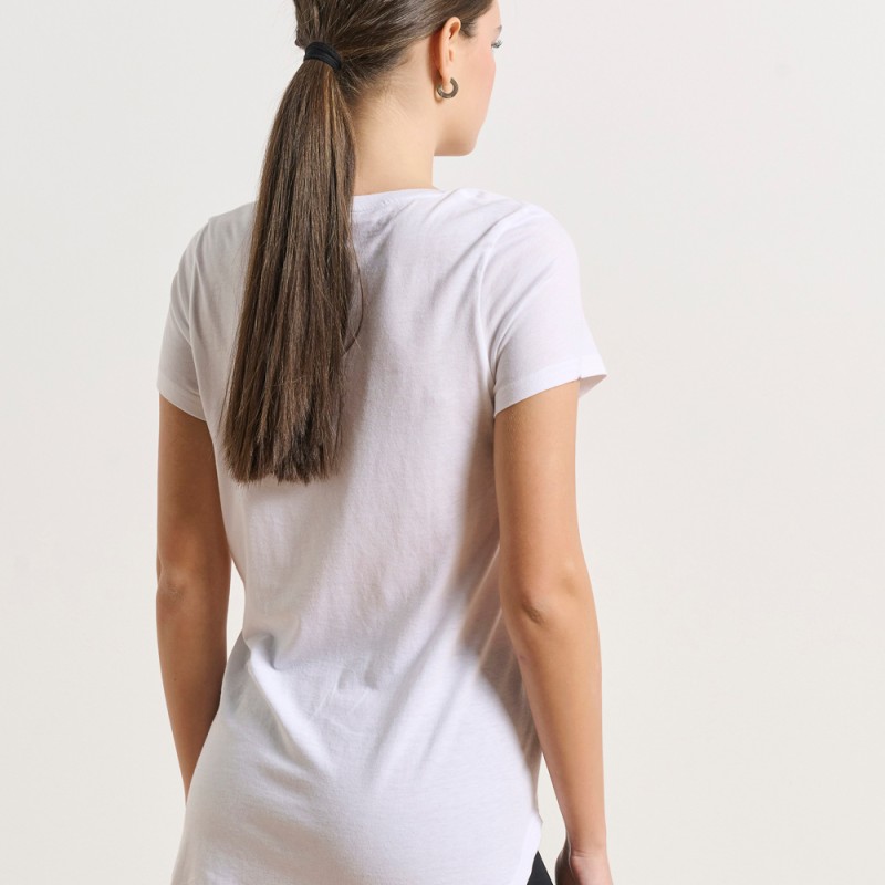 BodyTalk Γυναικεία μπλούζα κοντομάνικη άσπρη BodyTalk Γυναικεία μπλούζα κοντομάνικη άσπρη