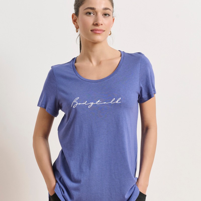 BodyTalk Γυναικεία μπλούζα κοντομάνικη μωβ BodyTalk Γυναικεία μπλούζα κοντομάνικη μωβ