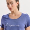BodyTalk Γυναικεία μπλούζα κοντομάνικη μωβ BodyTalk Γυναικεία μπλούζα κοντομάνικη μωβ