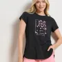 BodyTalk Γυναικεία μπλούζα κοντομάνικη άσπρη
