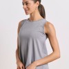 BodyTalk Γυναικεία μπλούζα αμάνικη με άνοιγμα στην πλάτη γκρι BodyTalk Γυναικεία μπλούζα αμάνικη με άνοιγμα στην πλάτη γκρι