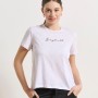 BodyTalk Γυαναικεία κοντομάνικη μπλούζα με λογότυπο "BDTK" βαμβακερή άσπρη