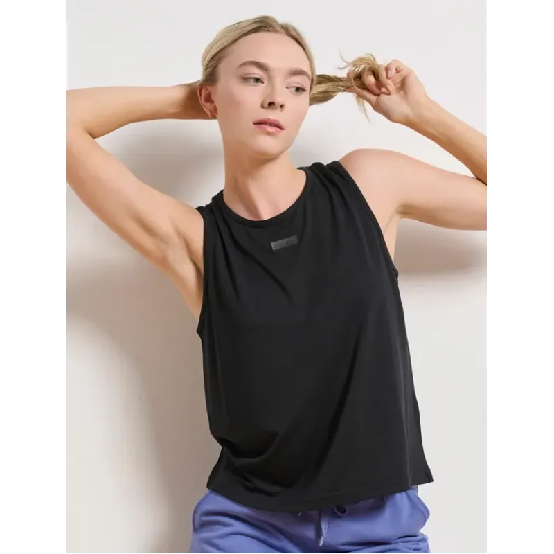 BodyTalk Γυναικεία αμάνικη μπούζα μαύρη BodyTalk Γυναικεία αμάνικη μπούζα μαύρη