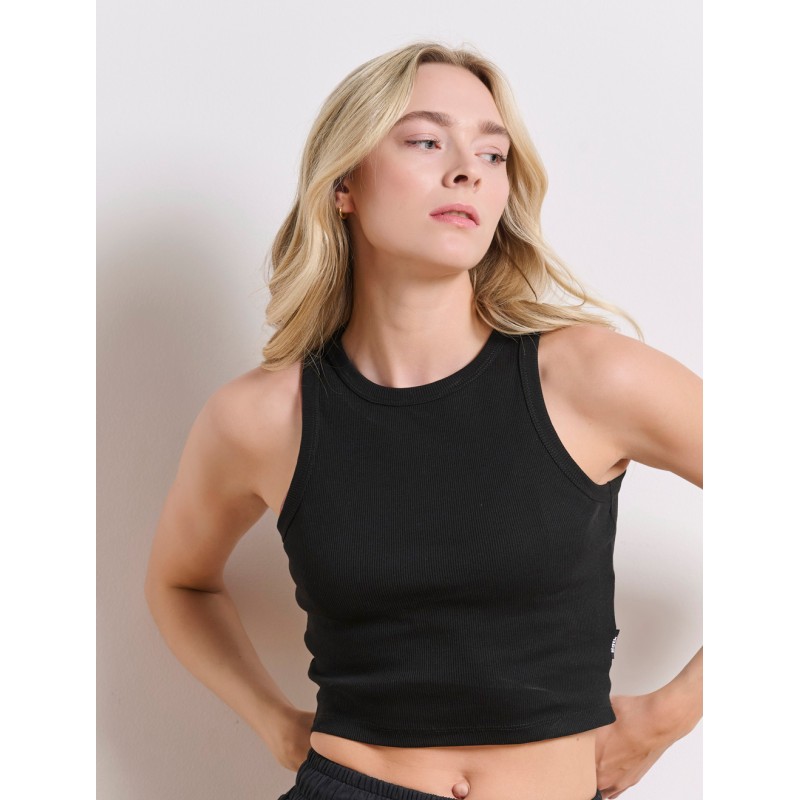 BodyTalk Γυναικεία μπλούζα τιράντα μαύρη