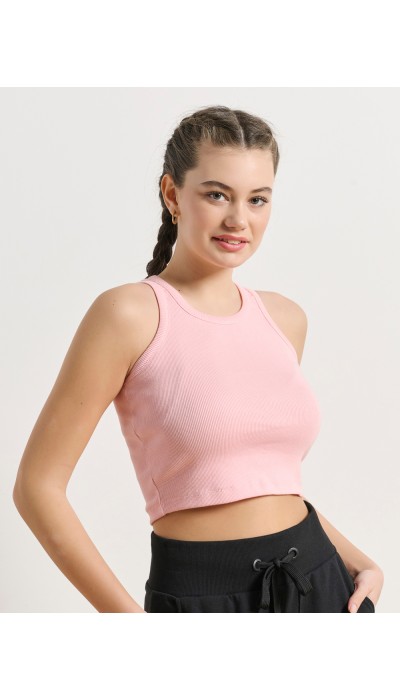 BodyTalk Γυναικεία μπλούζα τιράντα σωμόν