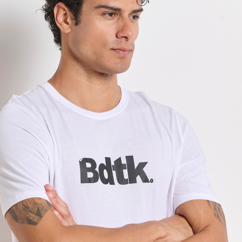 BodyTalk Ανδρική κοντομάνικη μπλούζα άσπρη BodyTalk Ανδρική κοντομάνικη μπλούζα άσπρη