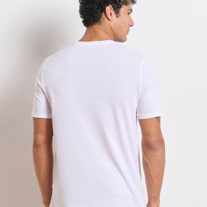BodyTalk Ανδρική κοντομάνικη μπλούζα άσπρη BodyTalk Ανδρική κοντομάνικη μπλούζα άσπρη