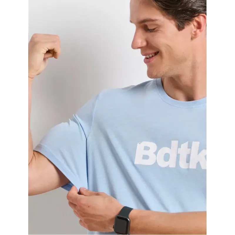 BodyTalk Ανδρική κοντομάνικη μπλούζα σιέλ BodyTalk Ανδρική κοντομάνικη μπλούζα σιέλ