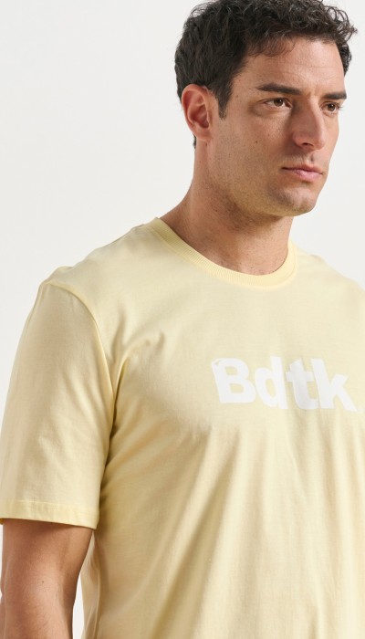 BodyTalk Ανδρική κοντομάνικη μπλούζα κίτρινη