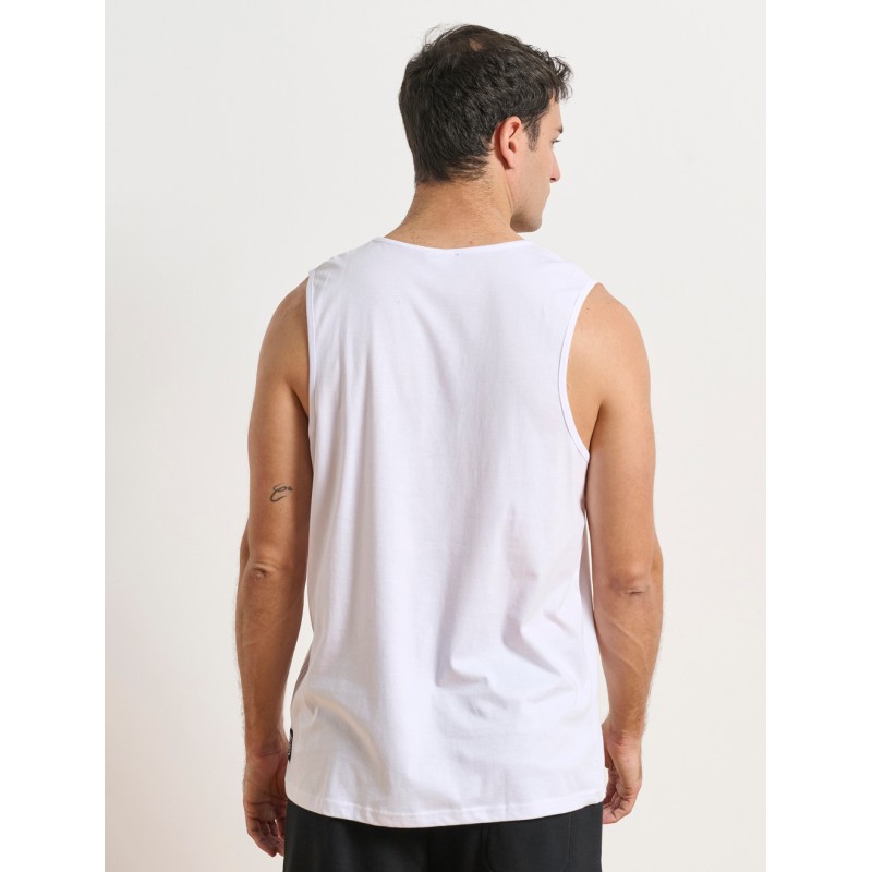 BodyTalk Ανδρική αθλητική αμάνικη μπλούζα άσπρη BodyTalk Ανδρική αθλητική αμάνικη μπλούζα άσπρη