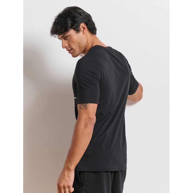 BodyTalk Ανδρική κοντομάνικη μπλούζα μαύρη BodyTalk Ανδρική κοντομάνικη μπλούζα μαύρη