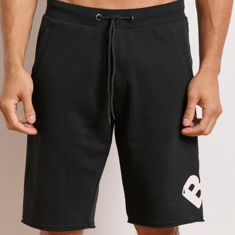 BodyTalk Ανδρική αθλητική βερμούδα Pants on μαύρη BodyTalk Ανδρική αθλητική βερμούδα Pants on μαύρη
