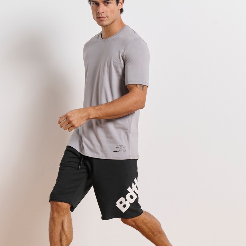 BodyTalk Ανδρική αθλητική βερμούδα Pants on μαύρη BodyTalk Ανδρική αθλητική βερμούδα Pants on μαύρη