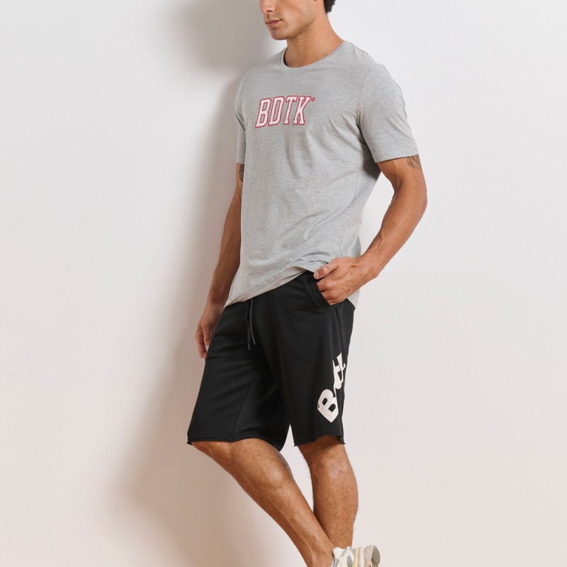 BodyTalk Ανδρική αθλητική βερμούδα Pants on μαύρη BodyTalk Ανδρική αθλητική βερμούδα Pants on μαύρη