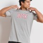 BodyTalk Ανδρική κοντομάνικη μπλούζα γκρι