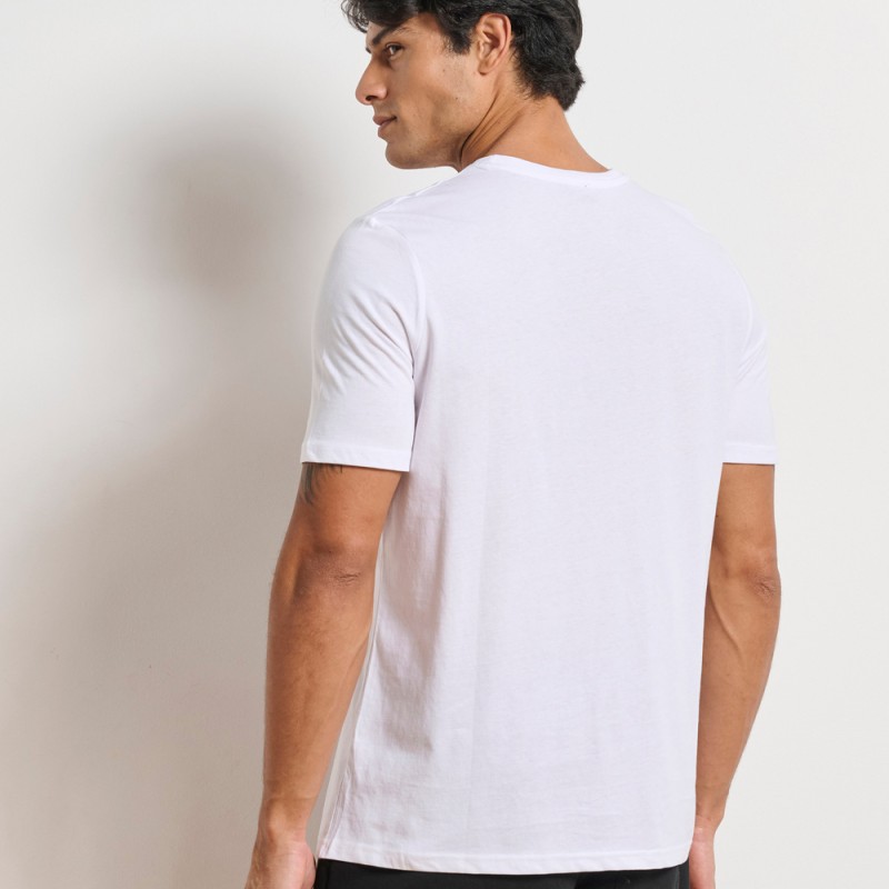 BodyTalk Ανδρική κοντομάνικη μπλούζα άσπρη BodyTalk Ανδρική κοντομάνικη μπλούζα άσπρη