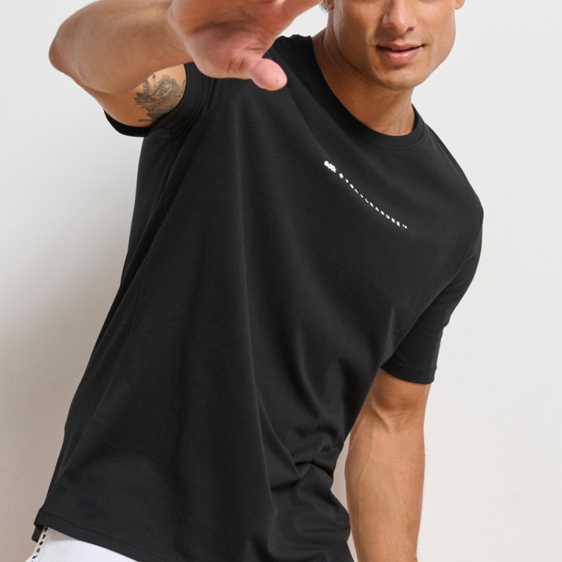 BodyTalk Ανδρική κοντομάνικη μπλούζα μαύρη BodyTalk Ανδρική κοντομάνικη μπλούζα μαύρη