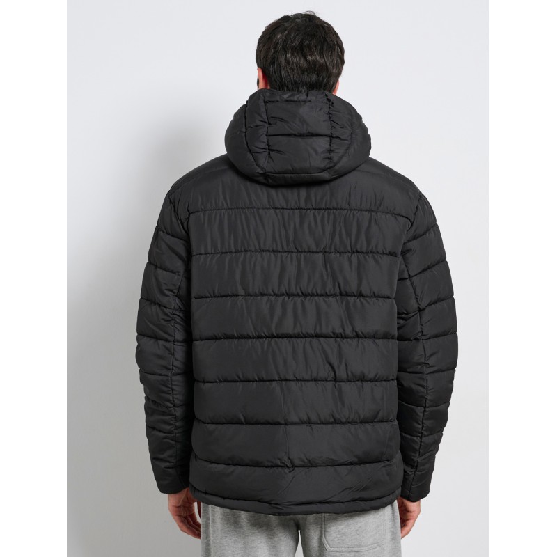BodyTalk Ανδρικό μπουφάν με κουκούλα μαύρο