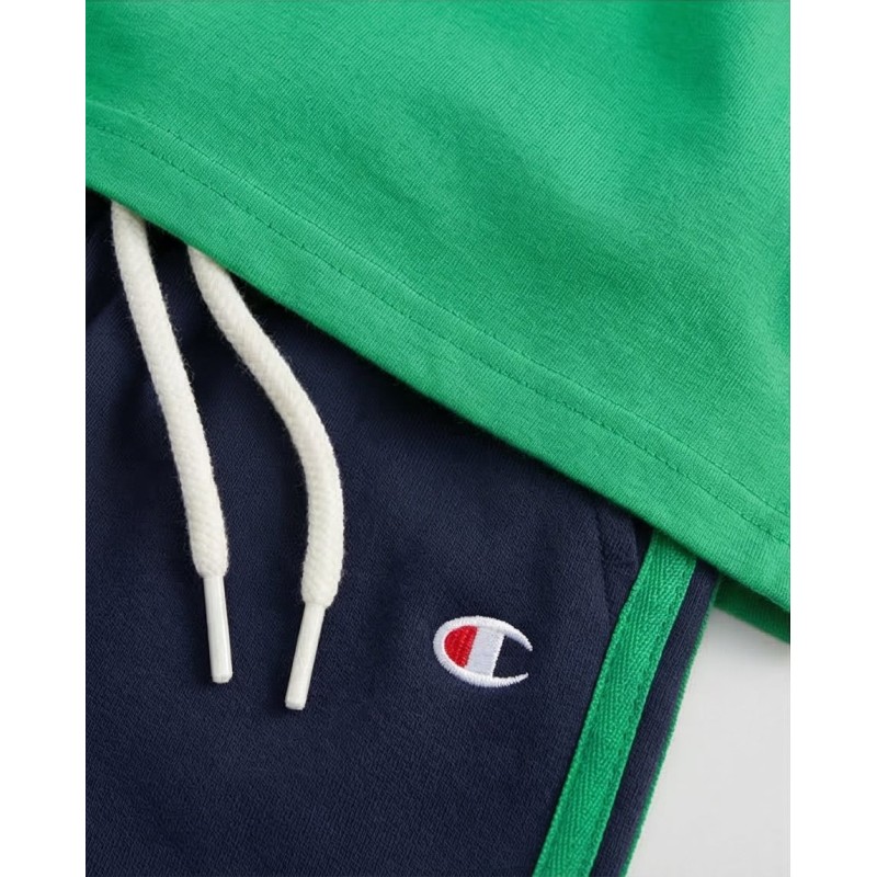 Champion Παιδκό σετ αμάνικη μπλούζα & βερμούδα πράσινο Champion Παιδκό σετ αμάνικη μπλούζα & βερμούδα πράσινο