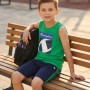 Champion Παιδκό σετ αμάνικη μπλούζα & βερμούδα πράσινο