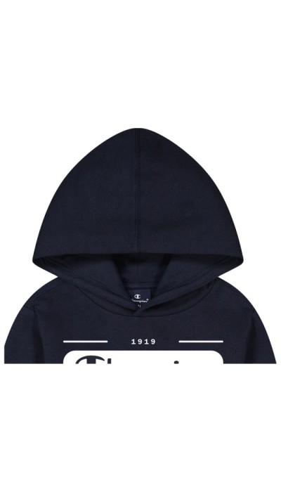 Champion Παιδική μπλούζα φούτερ με κουκούλα για αγόρι μπλε