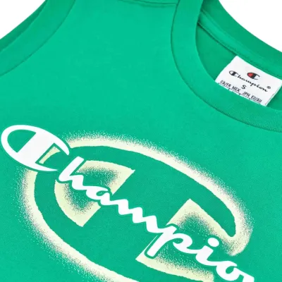 Champion Παιδκό σετ αμάνικη μπλούζα & βερμούδα πράσινο