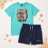 Champion Παιδικό σετ κοντομάνικη μπλούζα & σορτς μαγιό για αγόρι πράσινο Champion Παιδικό σετ κοντομάνικη μπλούζα & σορτς μαγιό για αγόρι πράσινο