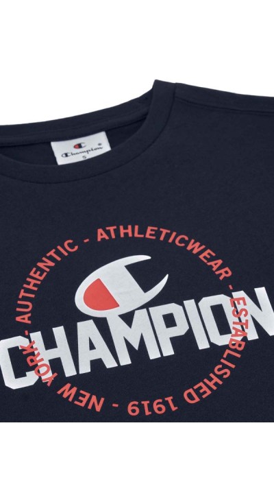 Champion Παιδικό αθλητικό σετ μπλούζα και βερμούδα μπλε