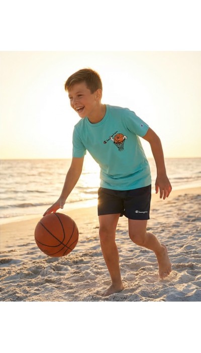 Champion Παιδικό σετ κοντομάνικη μπλούζα & σορτς μαγιό για αγόρι