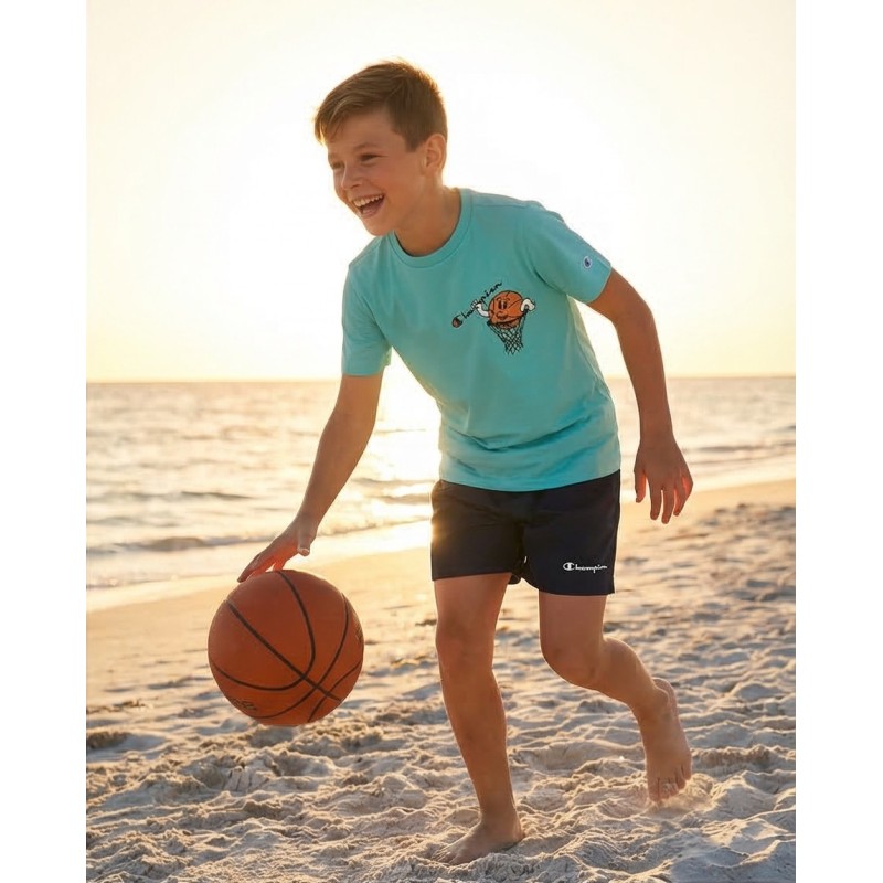 Champion Παιδικό σετ κοντομάνικη μπλούζα & σορτς μαγιό για αγόρι