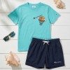 Champion Παιδικό σετ κοντομάνικη μπλούζα & σορτς μαγιό για αγόρι