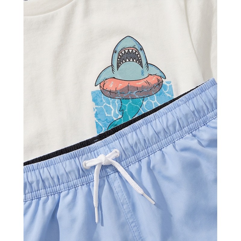 Champion Παιδικό σετ κοντομάνικη μπλούζα & σορτς μαγιό για αγόρι Champion Παιδικό σετ κοντομάνικη μπλούζα & σορτς μαγιό για αγόρι