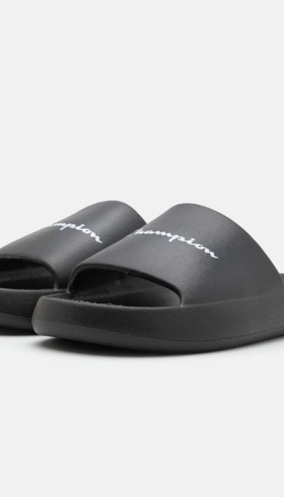 Champion Ανδρικές Παντόφλες μαλακές  soft slides μαύρες