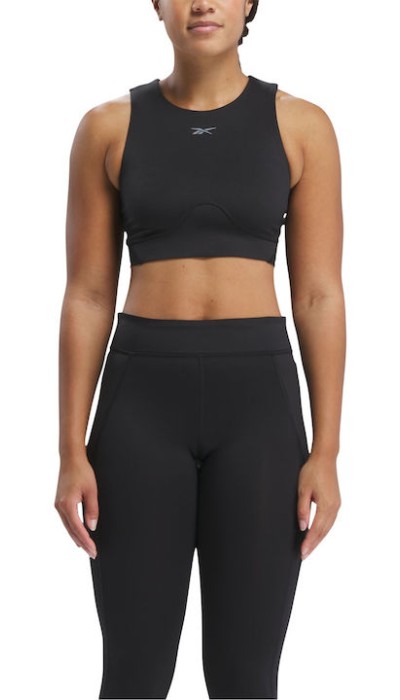Reebok Γυναικείο Αθλητικό Τοπ Lux Contour Μαύρο
