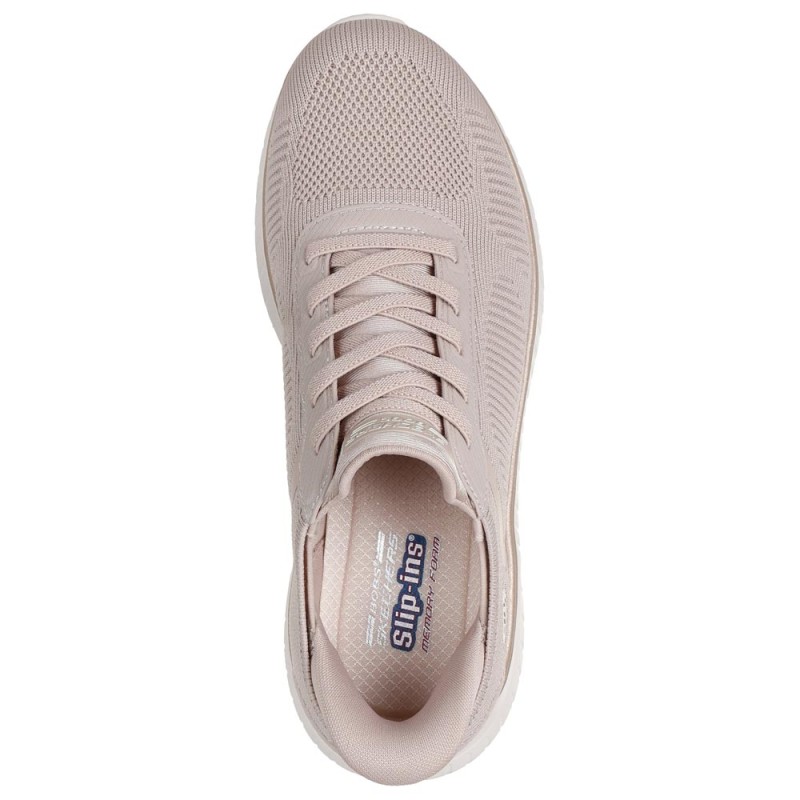Skechers Γυναικεία αθλητικά παπούτσια Bobs squad muse μπεζ