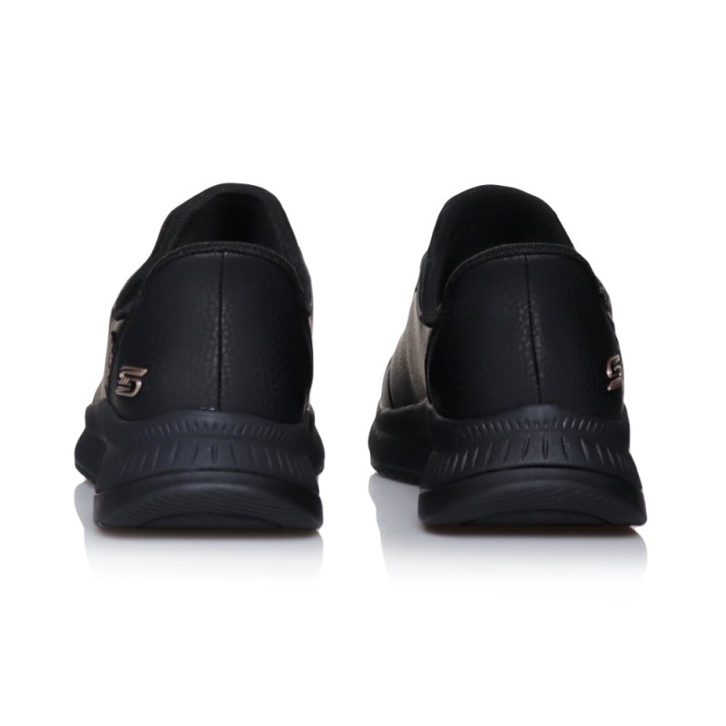 Skechers Γυανικεία παπούτσια slip-in Bobs Squad 4 μαύρα Skechers Γυανικεία παπούτσια slip-in Bobs Squad 4 μαύρα