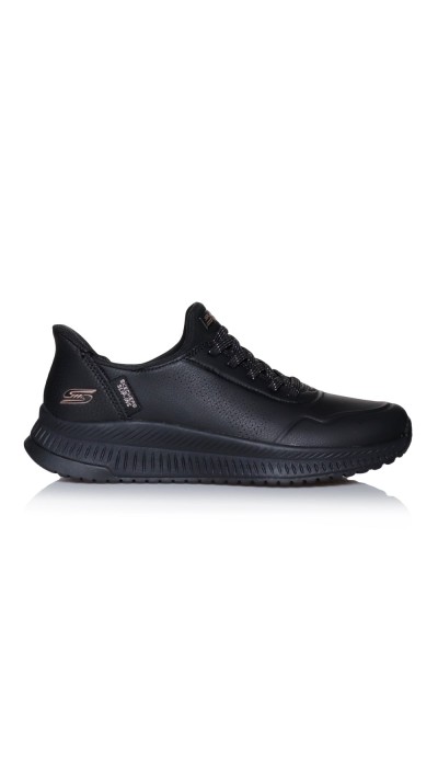 Skechers Γυανικεία παπούτσια slip-in Bobs Squad 4 μαύρα